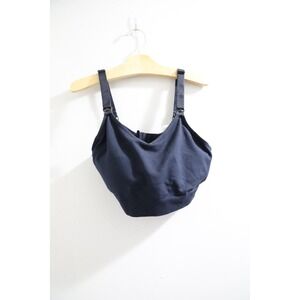KB Nursing Maternity Bra Seamless Sleep Support Tank Top‎ black Med large